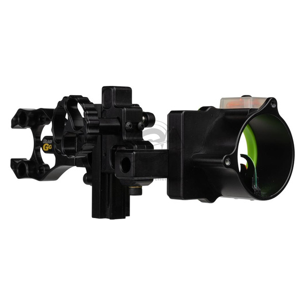 BLACKGOLD JAGD & 3D VISIER ASCENT MOUNTAIN LITE HD DUAL TRACK 4" DOVETAIL / 2 PIN VERTICAL .019" RH SCHWARZ – Bild 6