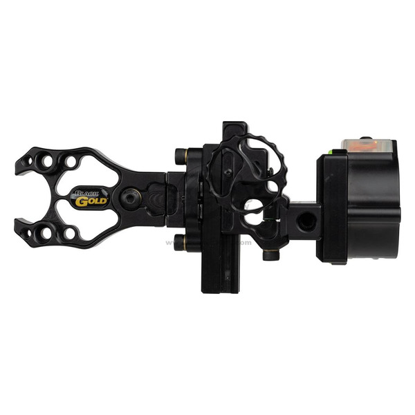BLACKGOLD JAGD & 3D VISIER ASCENT MOUNTAIN LITE HD DUAL TRACK 4" DOVETAIL / 2 PIN VERTICAL .019" RH SCHWARZ – Bild 7