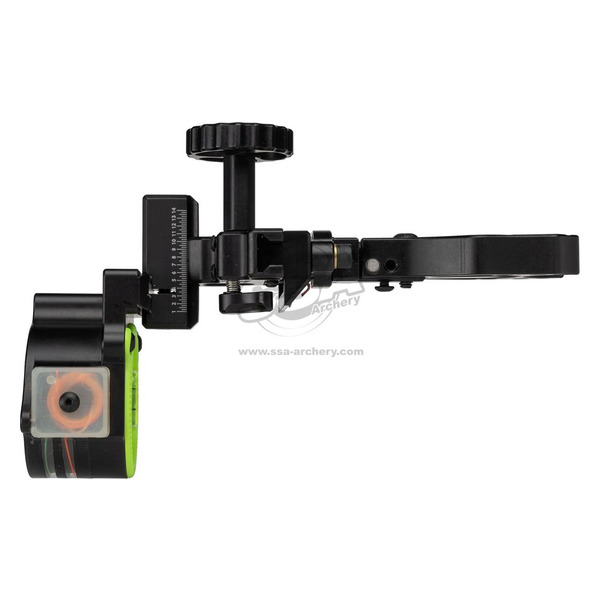 BLACKGOLD JAGD & 3D VISIER ASCENT MOUNTAIN LITE HD DUAL TRACK 4" DOVETAIL / 2 PIN VERTICAL .019" RH SCHWARZ – Bild 9