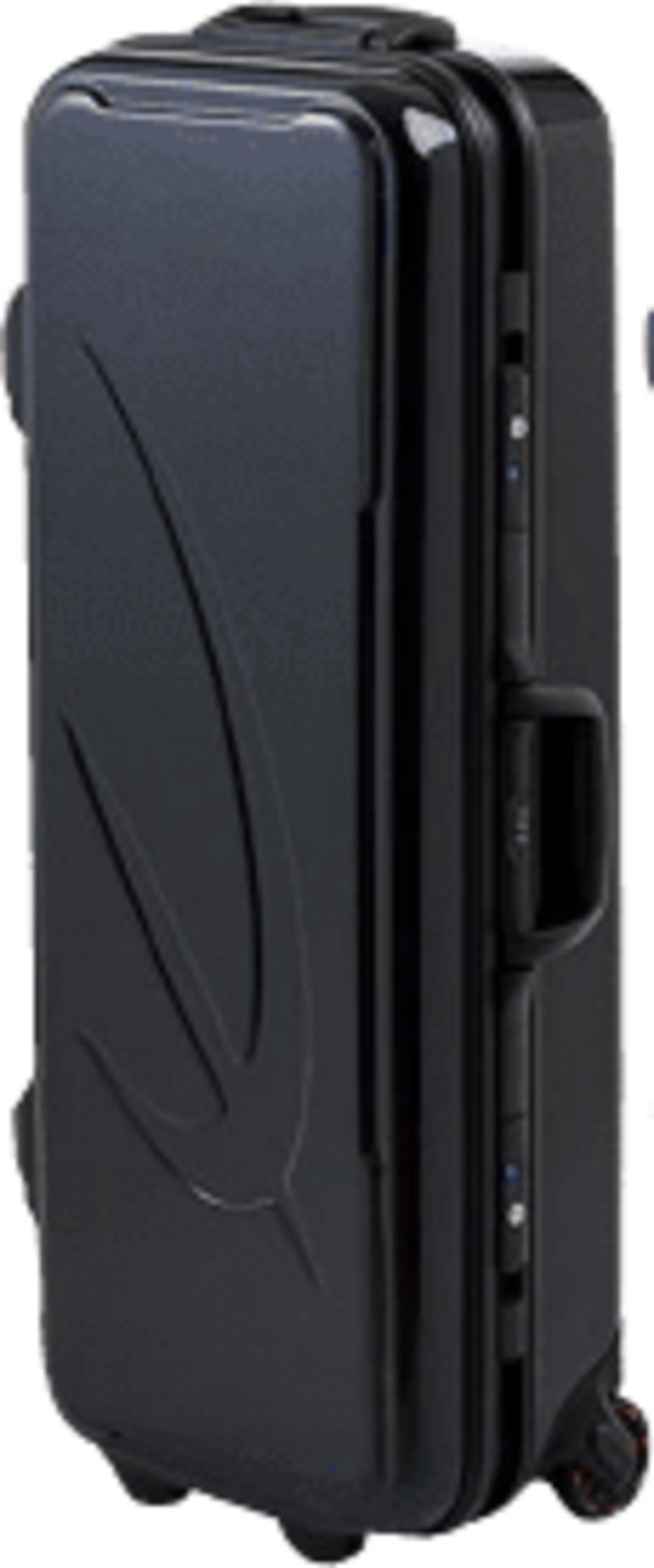 SHIBUYA Recurve-Koffer Transporter 49.0L mit Rädern, schwarz
