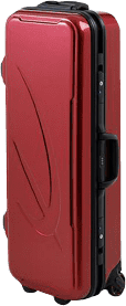 SHIBUYA Recurve-Koffer Transporter 49.0L mit Rädern, Bordeaux