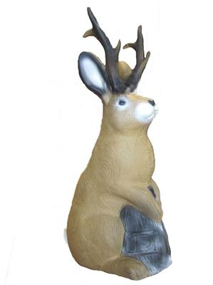 3D INTERNATIONAL 3D-ZIEL WEISS JACKALOPE - GRUPPE 4 - H45cm B17cm